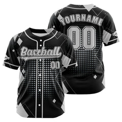 Benutzerdefiniert Schwarz Grau Baseball Uniformen Drucken für Jungs Mädchen und Kinder Machen Ihr Team Mehr Vielfältig