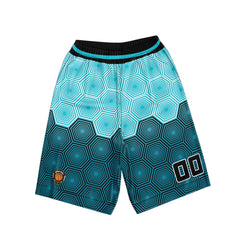 Benutzerdefinierter Aqua Basketball Jersey Uniform Anzug gedruckt Ihr Logo Name Nummer