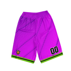 Benutzerdefinierter Lila Grün Basketball Jersey Uniform Anzug gedruckt Ihr Logo Name Nummer