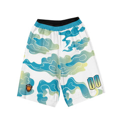 Benutzerdefinierter Blau Gelb Basketball Jersey Uniform Anzug gedruckt Ihr Logo Name Nummer