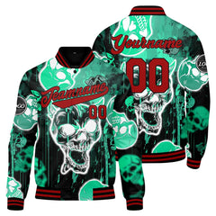 Benutzerdefinierte Cyan Varsity-Jacke. Letterman-Jacke für Männer, Frauen und Jugendliche