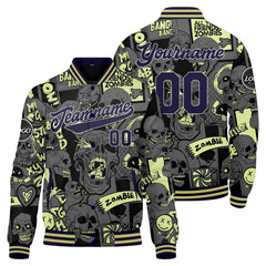 Benutzerdefinierte Gelb Varsity-Jacke. Letterman-Jacke für Männer, Frauen und Jugendliche