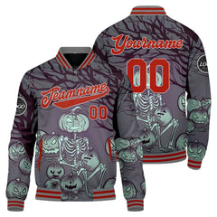 Benutzerdefinierte Rot Grau Varsity-Jacke. Letterman-Jacke für Männer, Frauen und Jugendliche