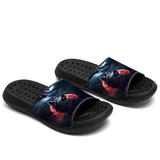 Kundenspezifische Basketball Hausschuhe mit zusätzlichen Mustern, Name Nummer Logo