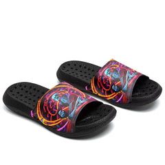 Kundenspezifische Basketball Hausschuhe mit zusätzlichen Mustern, Name Nummer Logo