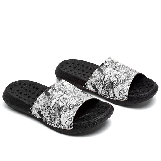 Kundenspezifische Basketball Hausschuhe mit zusätzlichen Mustern, Name Nummer Logo