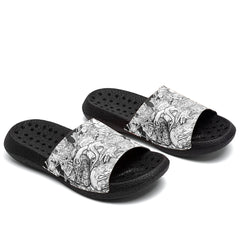 Kundenspezifische Basketball Hausschuhe mit zusätzlichen Mustern, Name Nummer Logo