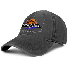 Personalisierte benutzerdefinierte schwarz gewaschen Cowboy Trucker Hut mit Logo Mode Accessoire