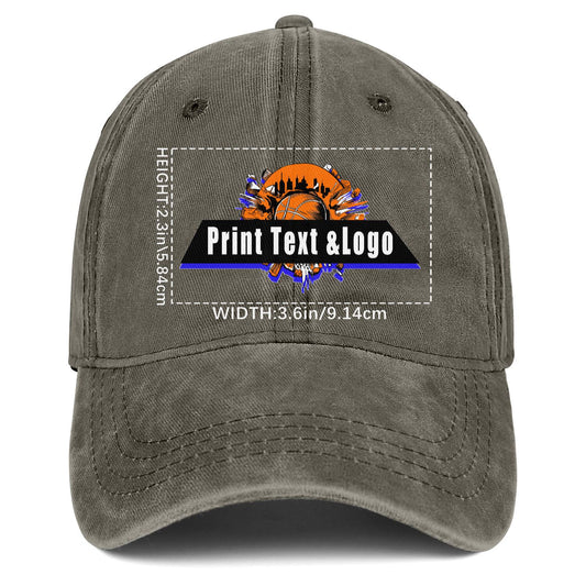 Personalisierte benutzerdefinierte Braun gewaschen Cowboy Trucker Hut mit Logo Mode Accessoire