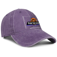Personalisierte benutzerdefinierte Lila gewaschen Cowboy Trucker Hut mit Logo Mode Accessoire