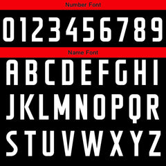 Benutzerdefinierte Schwarz Rot Kurzarm-Kapuzenpullover für Männer Frauen Hemden mit Kapuzen gedruckt Name Logo