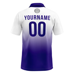 Benutzerdefinierte Lila Fußball Polo-Shirts Fügen Sie Ihr Einzigartiges hinzu Logo/Name/Nummer