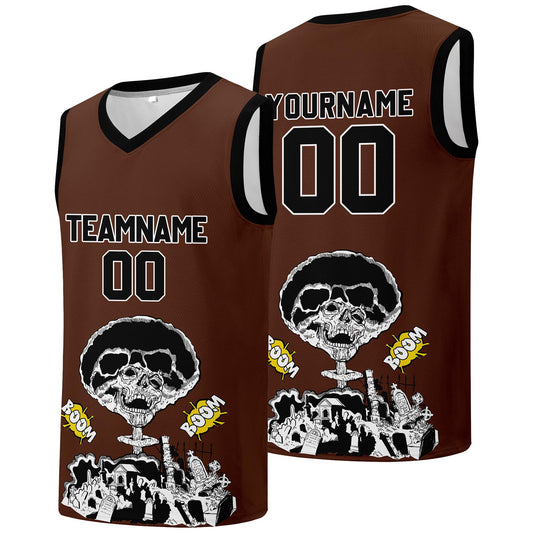 Individuelle Basketball-Jersey für Männer und Frauen. Gestickter und gedruckter Name, Nummer und Logo