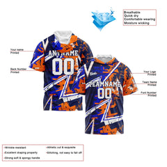 Benutzerdefinierte Marine Königlich Orange Neongrün Kurzarm-Kapuzenpullover für Männer Frauen Hemden mit Kapuzen gedruckt Name Logo