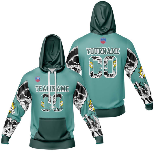 Benutzerdefinierter Sweatshirt-Hoodie für Mann, Frau, Mädchen, Junge. Drucken Sie Ihr Logo, Ihren Namen und Ihre Nummer