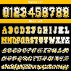 Benutzerdefinierter Gelb Schwarz Hoodie für Mann, Frau, Mädchen, Junge. Drucken Sie Ihr Logo, Ihren Namen und Ihre Nummer