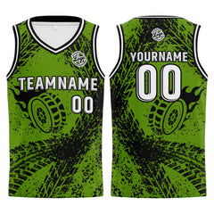 Benutzerdefinierter Grün Schwarz Basketball Jersey Uniform Anzug gedruckt Ihr Logo Name Nummer