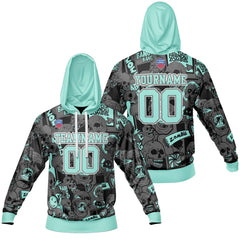 Benutzerdefinierter Sweatshirt-Hoodie für Mann, Frau, Mädchen, Junge. Drucken Sie Ihr Logo, Ihren Namen und Ihre Nummer