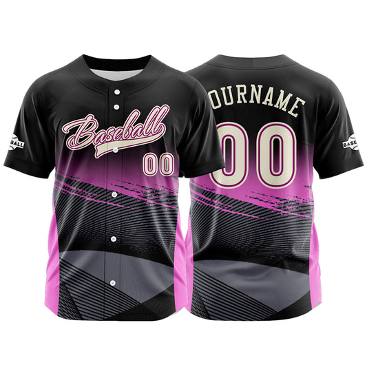 Benutzerdefiniert Schwarz Baseball Uniformen Drucken für Jungs Mädchen und Kinder Machen Ihr Team Mehr Vielfältig