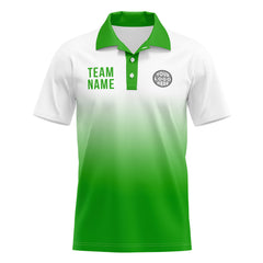 Benutzerdefinierte Grün Fußball Polo-Shirts Fügen Sie Ihr Einzigartiges hinzu Logo/Name/Nummer