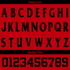 Benutzerdefinierte Baseball Jersey Personalisierte Baseball Shirt genäht und Druck Rot