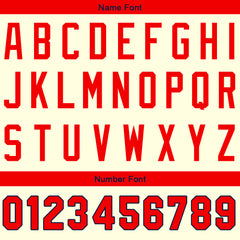 Benutzerdefinierte Authentisch Baseball-Trikot Creme Netz