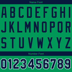 Benutzerdefinierte Authentisch Baseball-Trikot Grün Netz