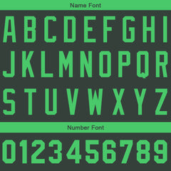 Benutzerdefinierte Authentisch Baseball-Trikot Dunkel Grau-Grün