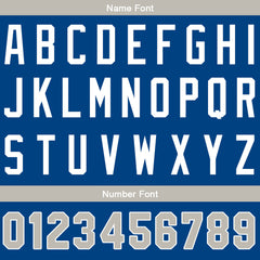 Benutzerdefinierte Authentisch Baseball-Trikot Royal Netz