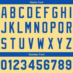 Benutzerdefinierte Authentisch Baseball-Trikot Gold-königlich