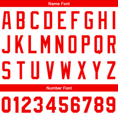 Benutzerdefinierte Authentisch Baseball-Trikot weiß-Rot