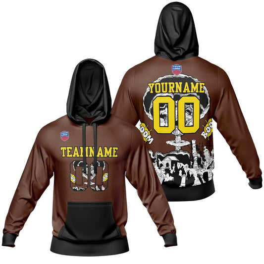 Benutzerdefinierter Sweatshirt-Hoodie für Mann, Frau, Mädchen, Junge. Drucken Sie Ihr Logo, Ihren Namen und Ihre Nummer