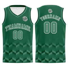Benutzerdefinierter Grün Basketball Jersey Uniform Anzug gedruckt Ihr Logo Name Nummer
