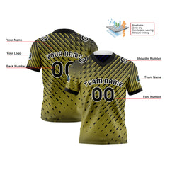 Benutzerdefinierte Gelb Lila Reversibel Fußball Trikot Personalisierte Gradient Fußball Shirts für Männer gedruckt Team Name Nummer Logo