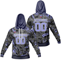 Benutzerdefinierter Sweatshirt-Hoodie für Mann, Frau, Mädchen, Junge. Drucken Sie Ihr Logo, Ihren Namen und Ihre Nummer