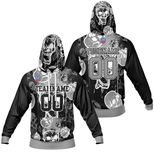 Benutzerdefinierter Sweatshirt-Hoodie für Mann, Frau, Mädchen, Junge. Drucken Sie Ihr Logo, Ihren Namen und Ihre Nummer