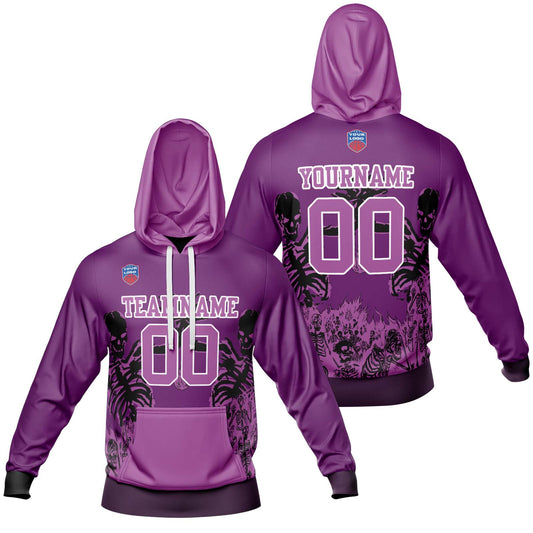 Benutzerdefinierter Sweatshirt-Hoodie für Mann, Frau, Mädchen, Junge. Drucken Sie Ihr Logo, Ihren Namen und Ihre Nummer