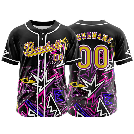 Benutzerdefiniert Schwarz Rosa Baseball Uniformen Drucken für Jungs Mädchen und Kinder Machen Ihr Team Mehr Vielfältig