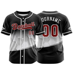 Benutzerdefiniert Schwarz Baseball Uniformen Drucken für Jungs Mädchen und Kinder Machen Ihr Team Mehr Vielfältig