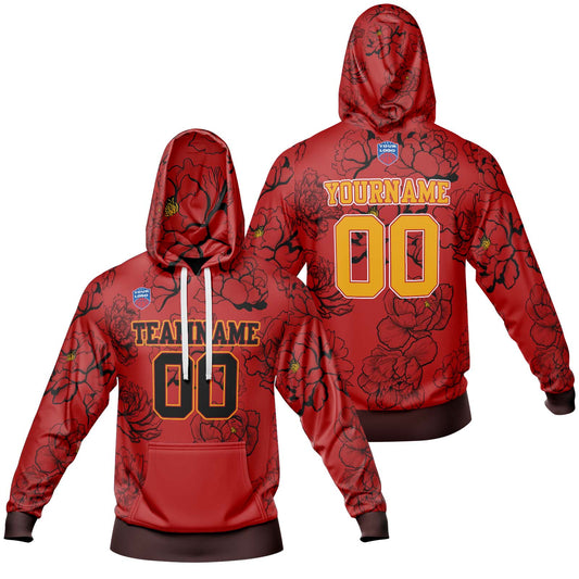 Benutzerdefinierter Sweatshirt-Hoodie für Mann, Frau, Mädchen, Junge. Drucken Sie Ihr Logo, Ihren Namen und Ihre Nummer