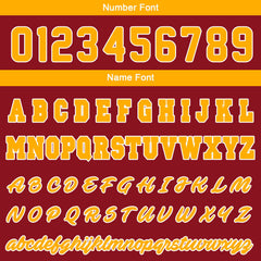 Benutzerdefinierte Varsity-Jacke. Letterman-Jacke für Männer, Frauen und Jugendliche Rot Orange