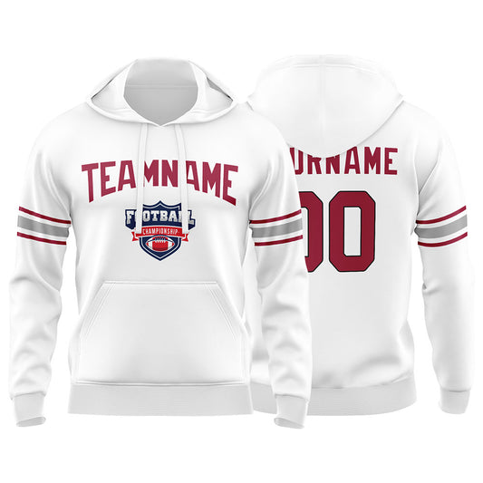 Benutzerdefinierter Sweatshirt-Hoodie für Mann, Frau, Mädchen, Junge. Drucken Sie Ihr Logo, Ihren Namen und Ihre Nummer