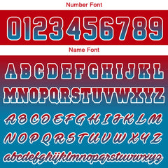 Benutzerdefinierte Varsity-Jacke. Letterman-Jacke für Männer, Frauen und Jugendliche Blau Rot