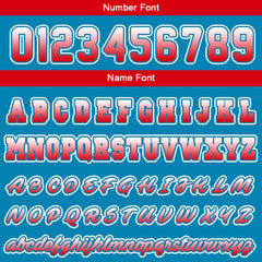 Benutzerdefinierte Varsity-Jacke. Letterman-Jacke für Männer, Frauen und Jugendliche Blau Rot