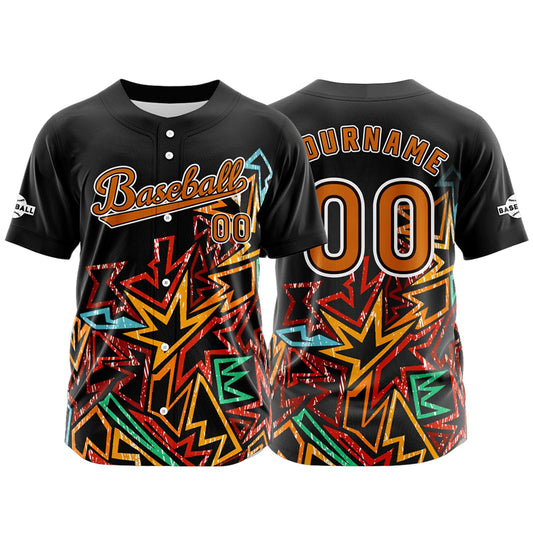 Benutzerdefiniert Schwarz Baseball Uniformen Drucken für Jungs Mädchen und Kinder Machen Ihr Team Mehr Vielfältig