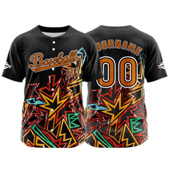 Benutzerdefiniert Schwarz Baseball Uniformen Drucken für Jungs Mädchen und Kinder Machen Ihr Team Mehr Vielfältig