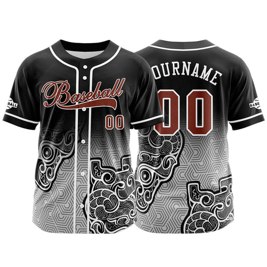 Benutzerdefiniert Schwarz Grau Baseball Uniformen Drucken für Jungs Mädchen und Kinder Machen Ihr Team Mehr Vielfältig