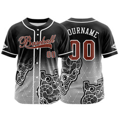 Benutzerdefiniert Schwarz Grau Baseball Uniformen Drucken für Jungs Mädchen und Kinder Machen Ihr Team Mehr Vielfältig