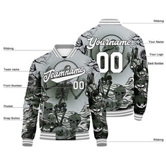 Benutzerdefinierte Weiß Varsity-Jacke. Letterman-Jacke für Männer, Frauen und Jugendliche