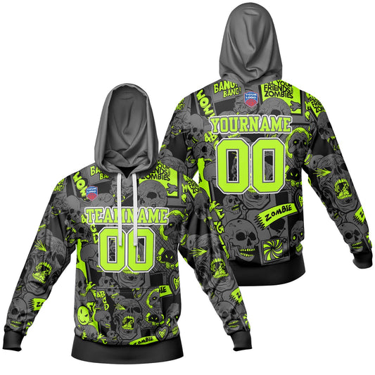 Benutzerdefinierter Sweatshirt-Hoodie für Mann, Frau, Mädchen, Junge. Drucken Sie Ihr Logo, Ihren Namen und Ihre Nummer